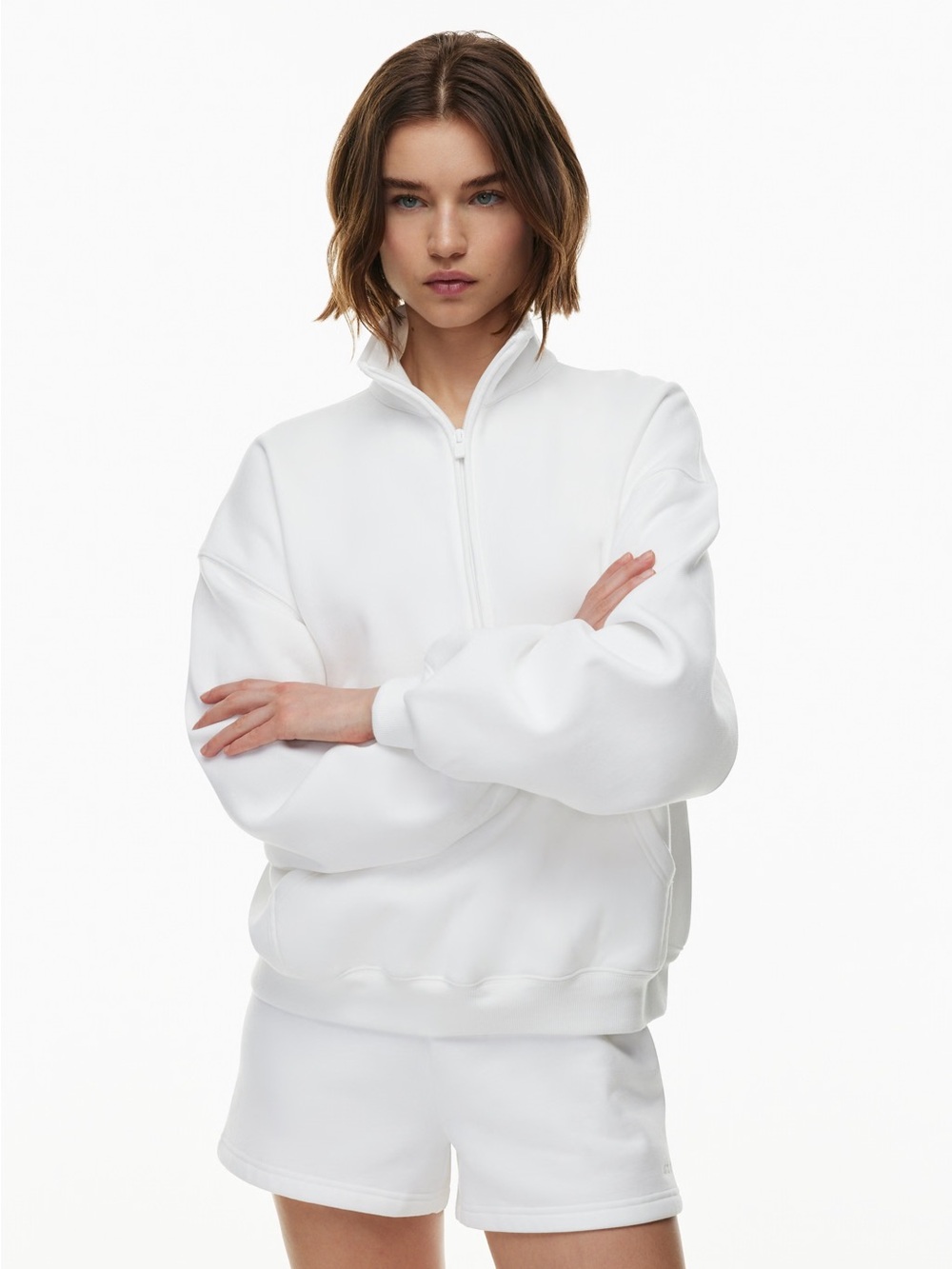 TNA Aritzia Cozy Fleece Mega 1/2 Zip Sweatshirt